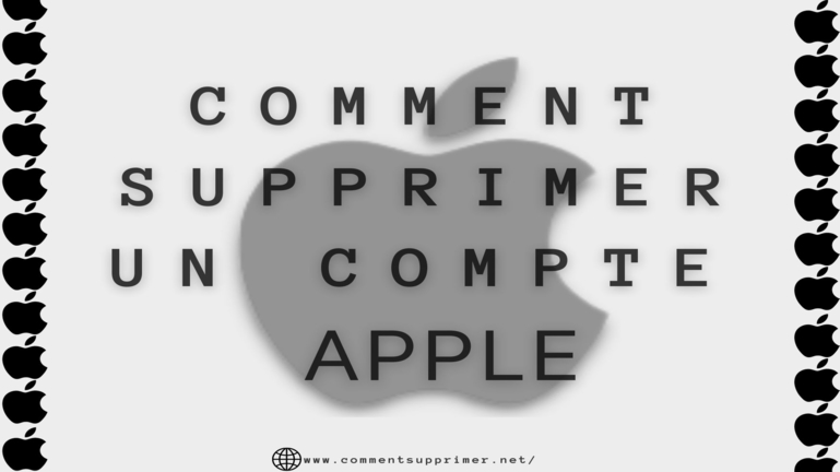 Supprimer Compte Apple