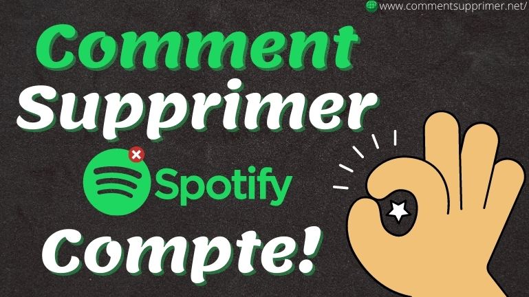 Supprimer Compte Spotify