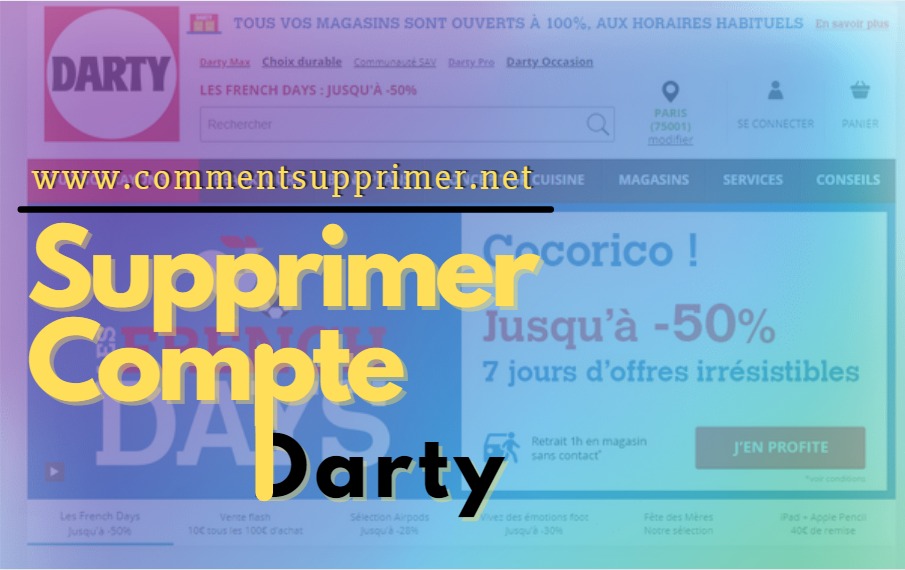 supprimer compte darty